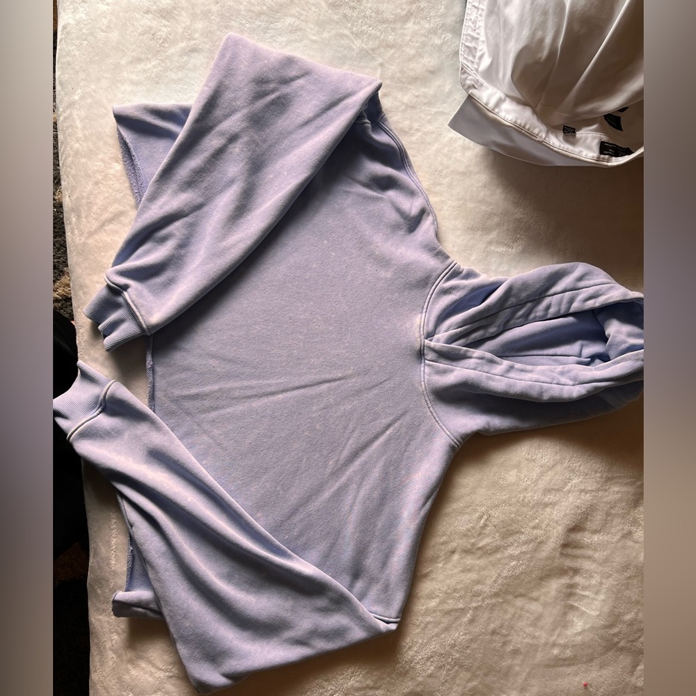 no boundariess oversized fit cropped hoodie
